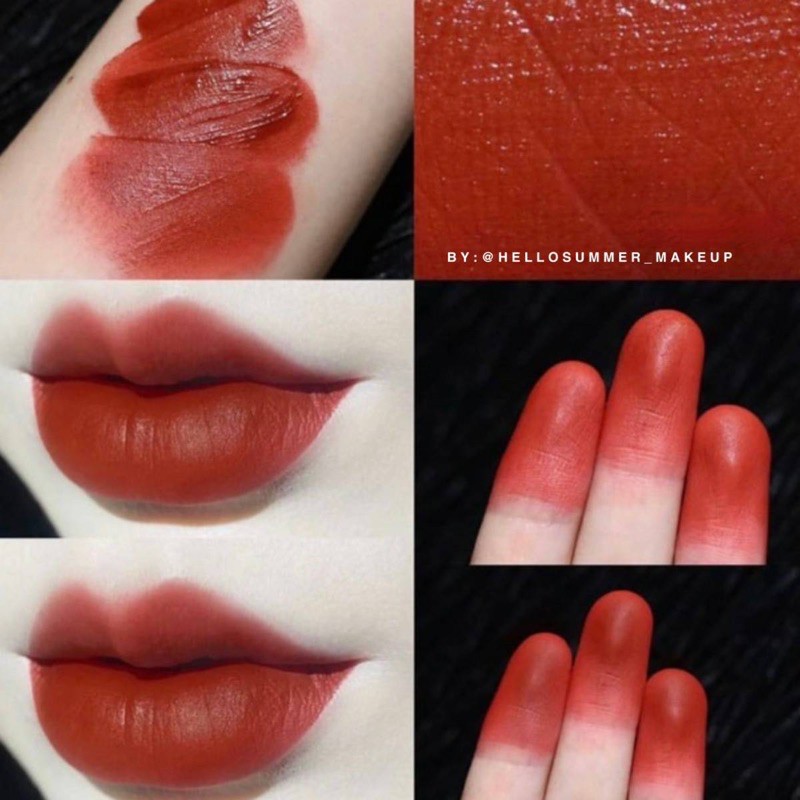 [ORI THAILAND] Her Orange Fluffy Velvet Matte Lipgloss Tahan Lama