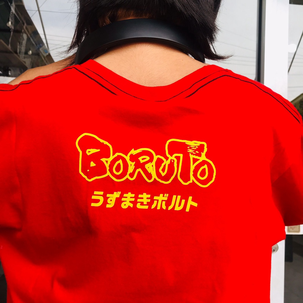 Kaos Boruto Uzumaki Red