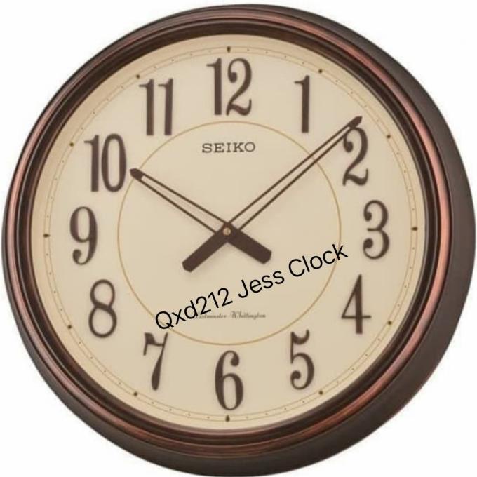 Jam Dinding Seiko Melody BULAT Original Qxd212 tersedia stok