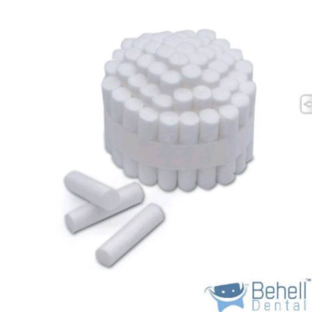 1PACK ISI 600pcs DENTAL COTTON ROLL / COTON ROL / DENTAL KAPAS GIGI ISI 600 PICS 1 PACK ORIGINAL - BEHELLDENTAL