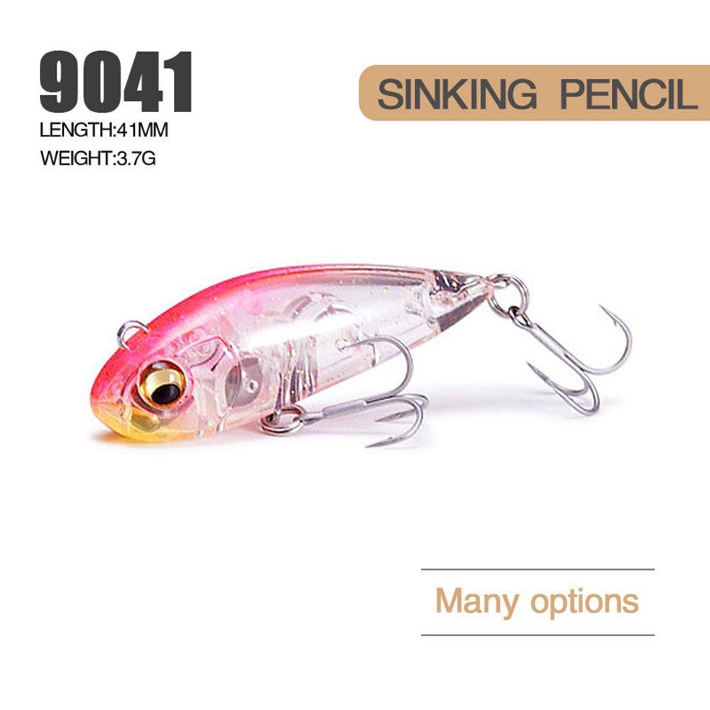 Top Pencil Baits Umpan Dengan Bola Baja Transparan Crankbaits Tackle Minnow Lures