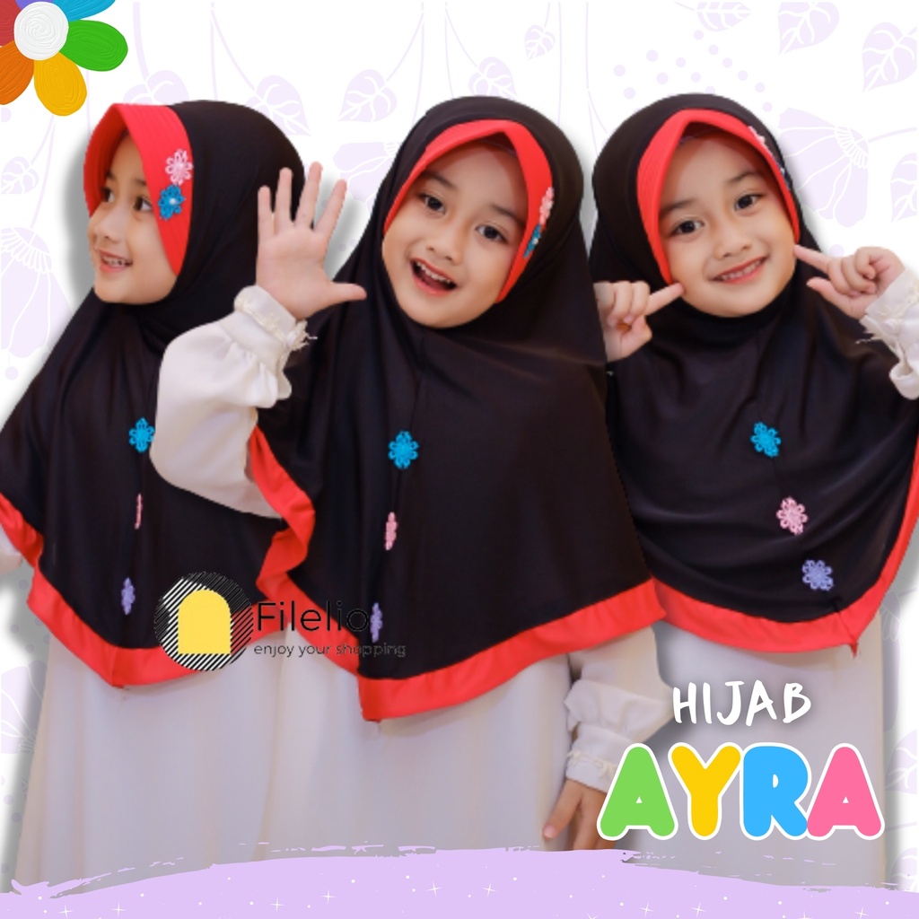 Kerudung Anak TK MURAH AYRA / Jilbab Anak Terbaru / Hijab Anak Murah / Fashion Anak / Kado Ultah