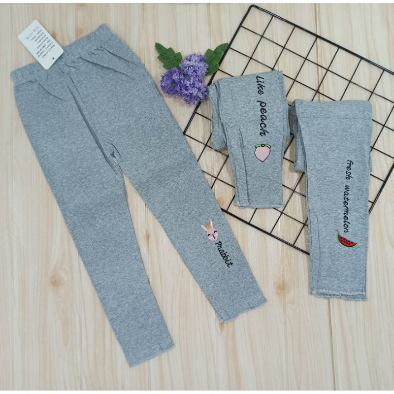 [Ss-3007] Celana Legging Anak 3-6tahun, Legging Anak, Pakaian Anak Perempuan, Legging Import