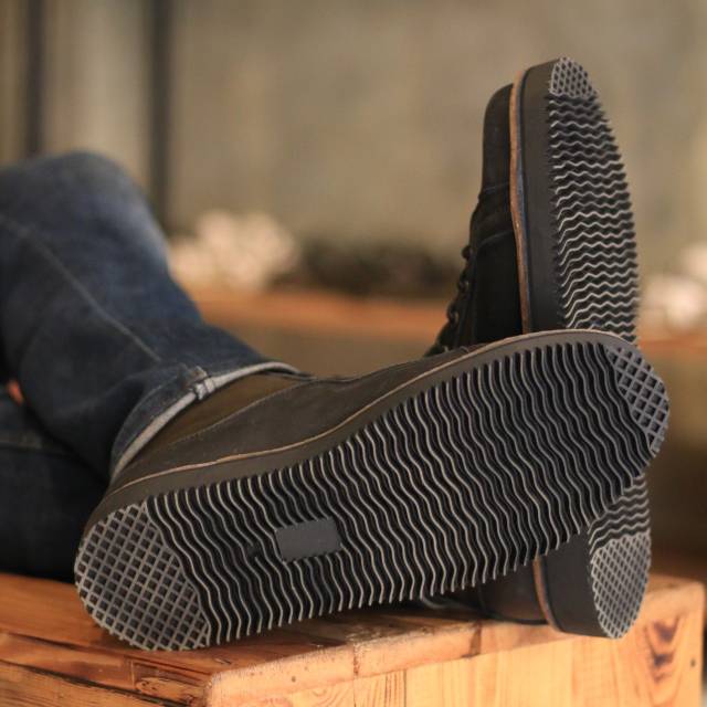 MORRISON BLACK - BRADLEY'S FOOTWEAR | Sepatu Sneakers Kulit Asli Pria Biker Touring Model Exodos57