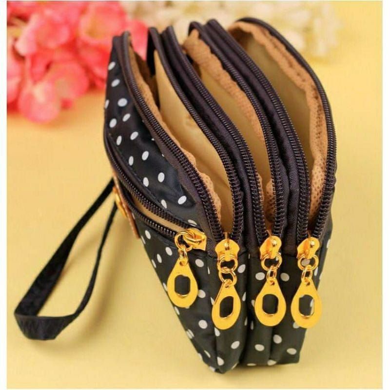 Medan Termurah Dompet cantik Dompet wanita bag organizer clutch multyfungsi 3 ruang