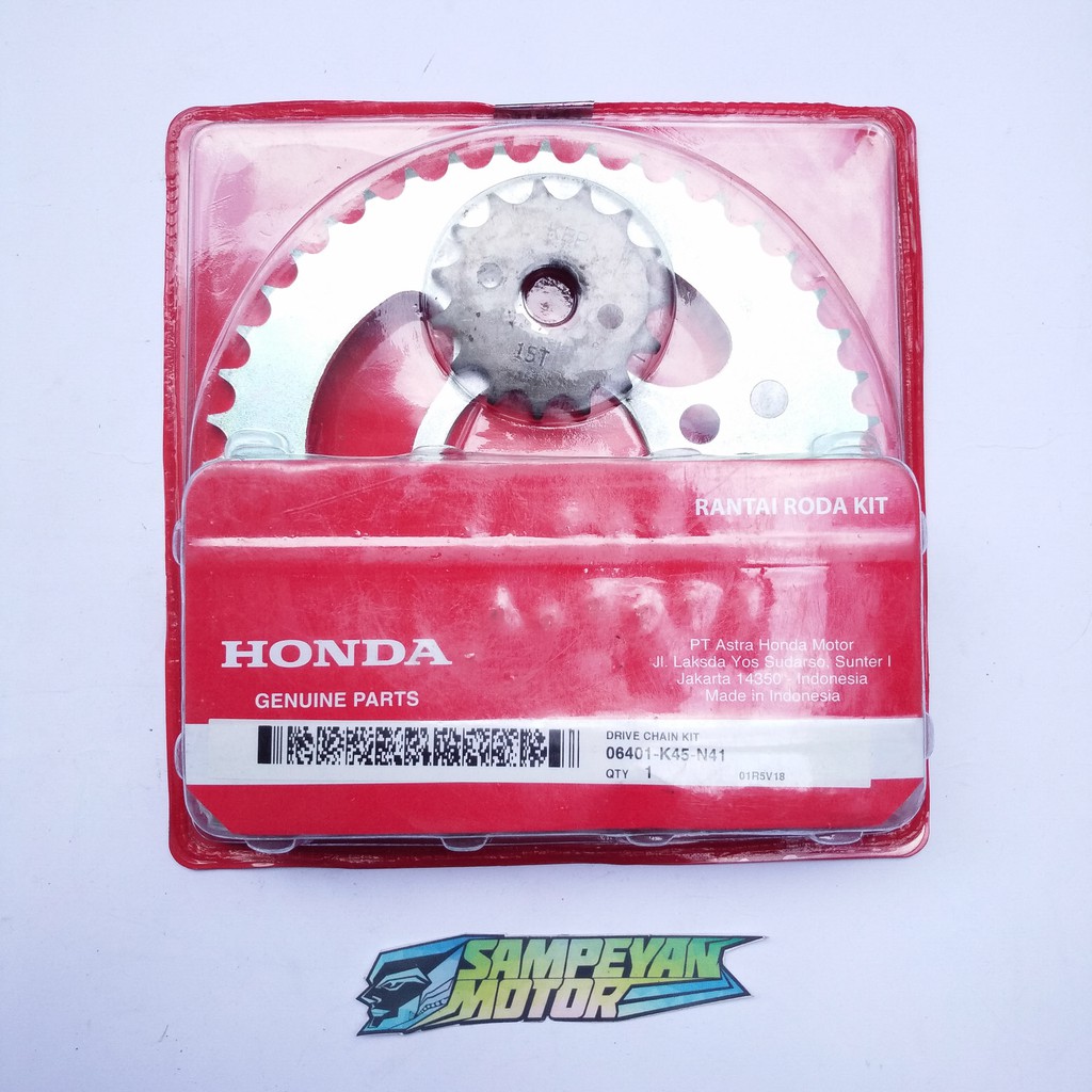 Gir Ger Gear Set Honda CBR 150 R CBR150R Orisinil AHM 06041 K54 N41