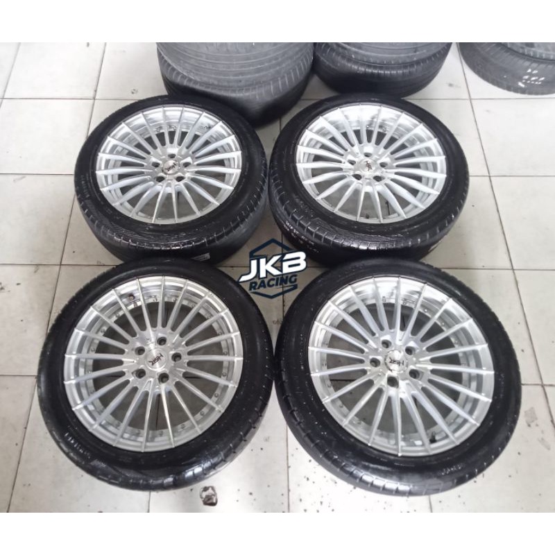 Velg Bekas Racing Hsr Tandam Ring 18 + Ban Accelera phi 225-50 R18