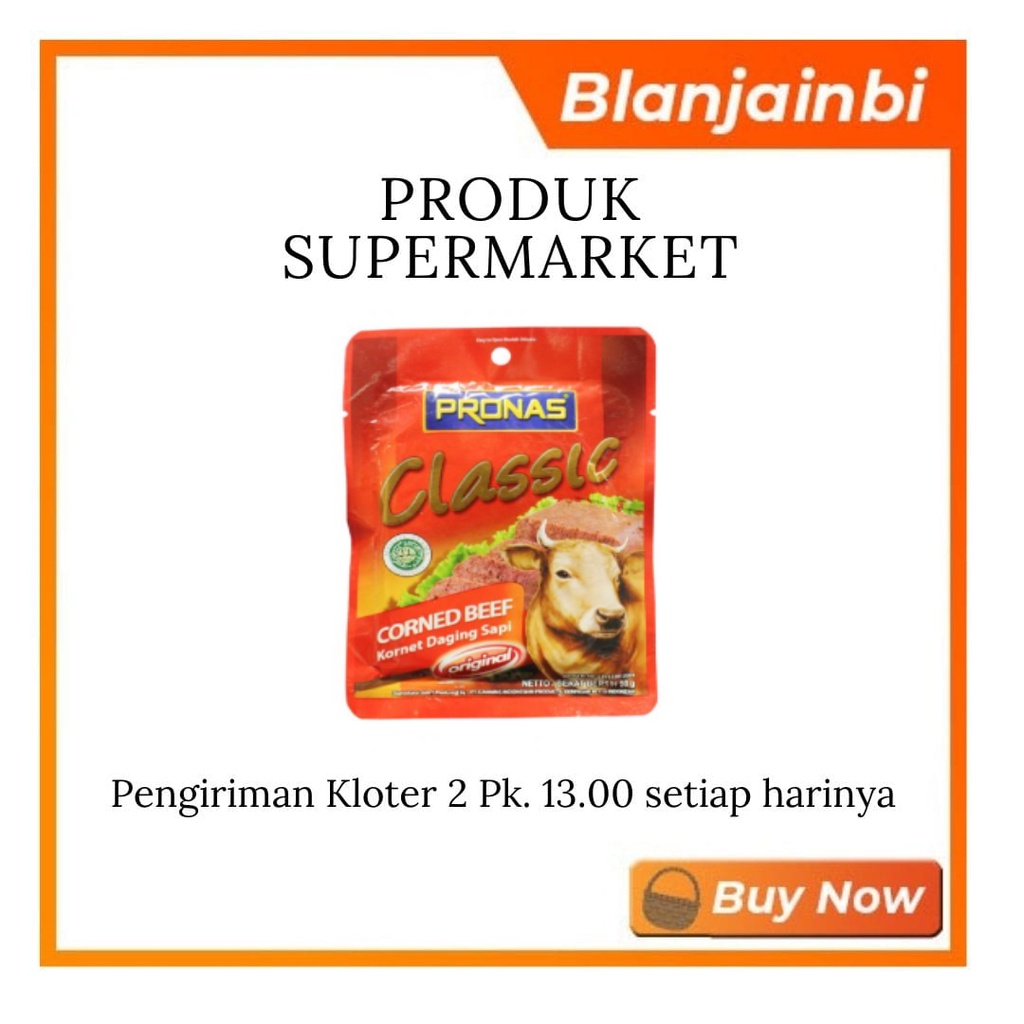 

Pronas Classic Corned Beef Sachet 50 gram