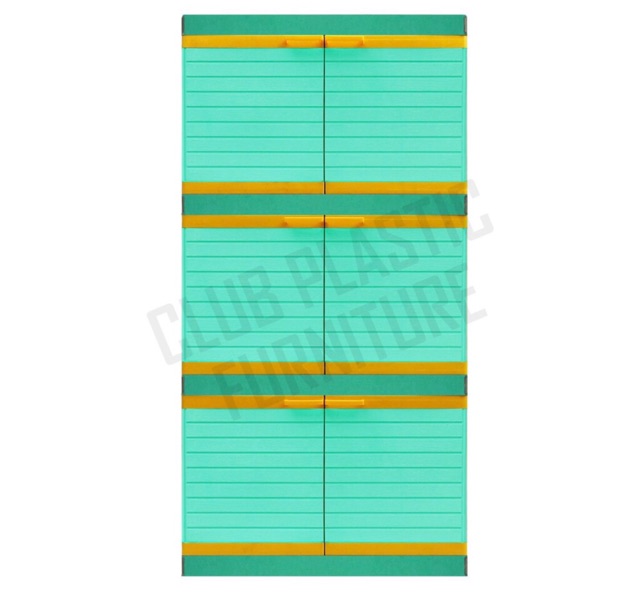 Club Lemari Plastik Susun 3 Mini Premium cwsp (50x42x106cm)