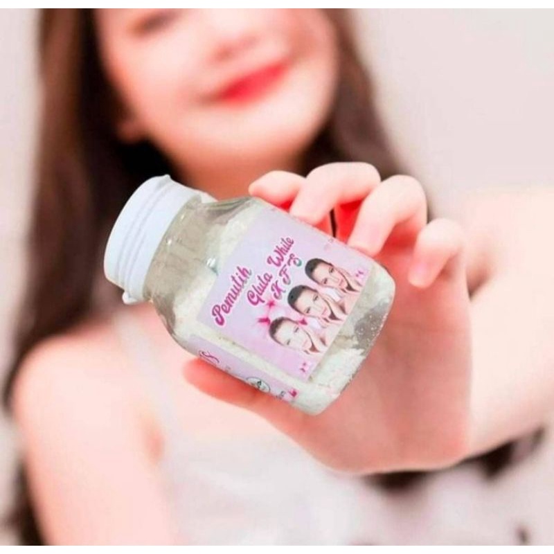 Gluta kfs susu pemutih badan 100% original free injeksi whitening kfs