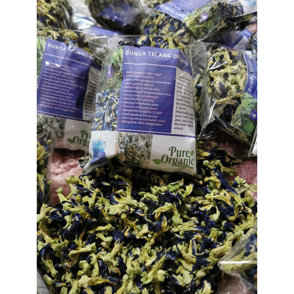 

Butterfly Pea Dried Flower 20gr