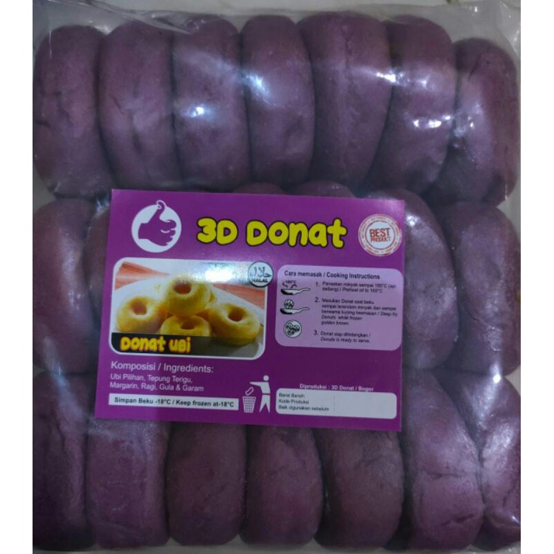 

Donat 3D Ubi isi 20 / 3D Donat Ubi ( New Produk dari donat kentang 3d )