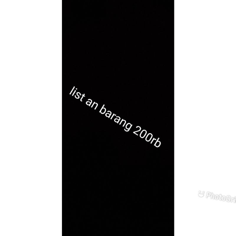 

barang list pesan wa