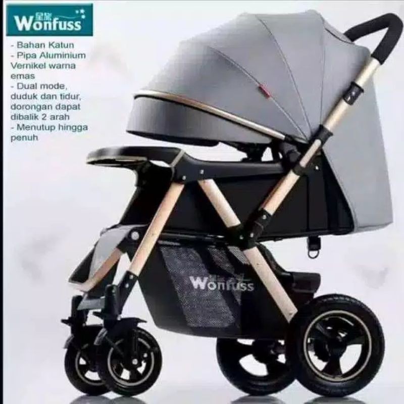 Kereta dorong anak stroller baby bliss wonfuss 511 asli original