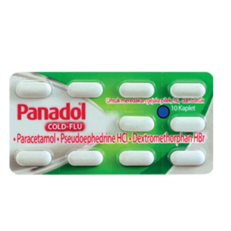 PANADOL HIJAU 1 STRIP @10TABLET