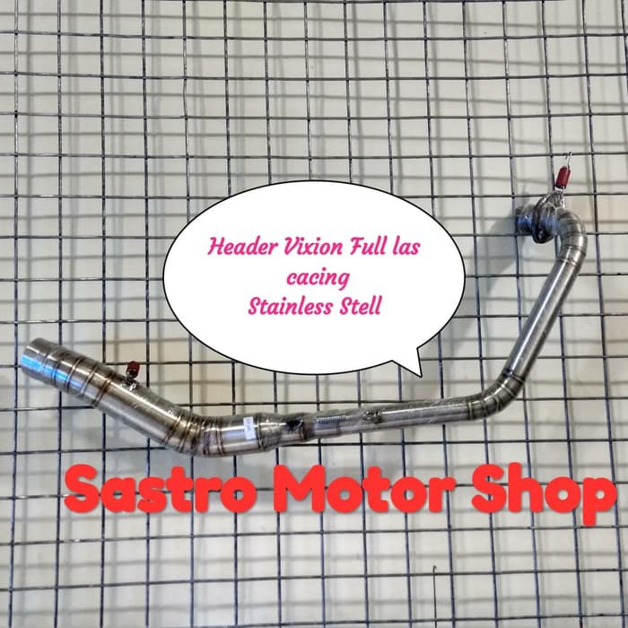 ssm-83 Header Vixion Leher Vixion Full Las Cacing Stainless Steel