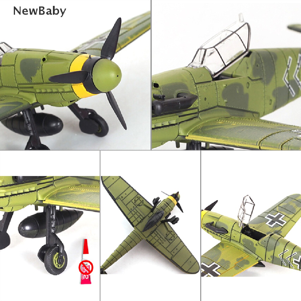 1pc Mainan model Pesawat Tempur Tempur Skala 1 / 48