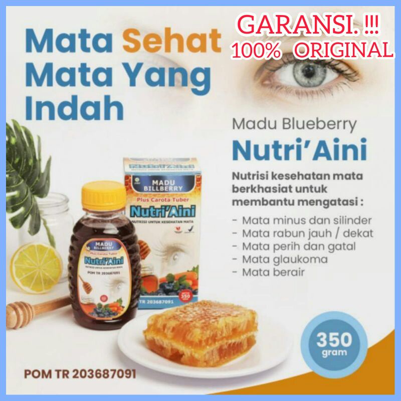 Madu Mata Nutri' Aini Asli-Madu Mata Nutri Aini Original-Madu Sehat Mata-Obat Syaraf Mata-Obat Infek