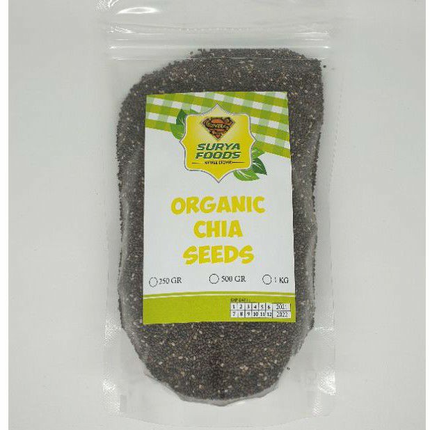 

Organic Black Chia Seed 250gr