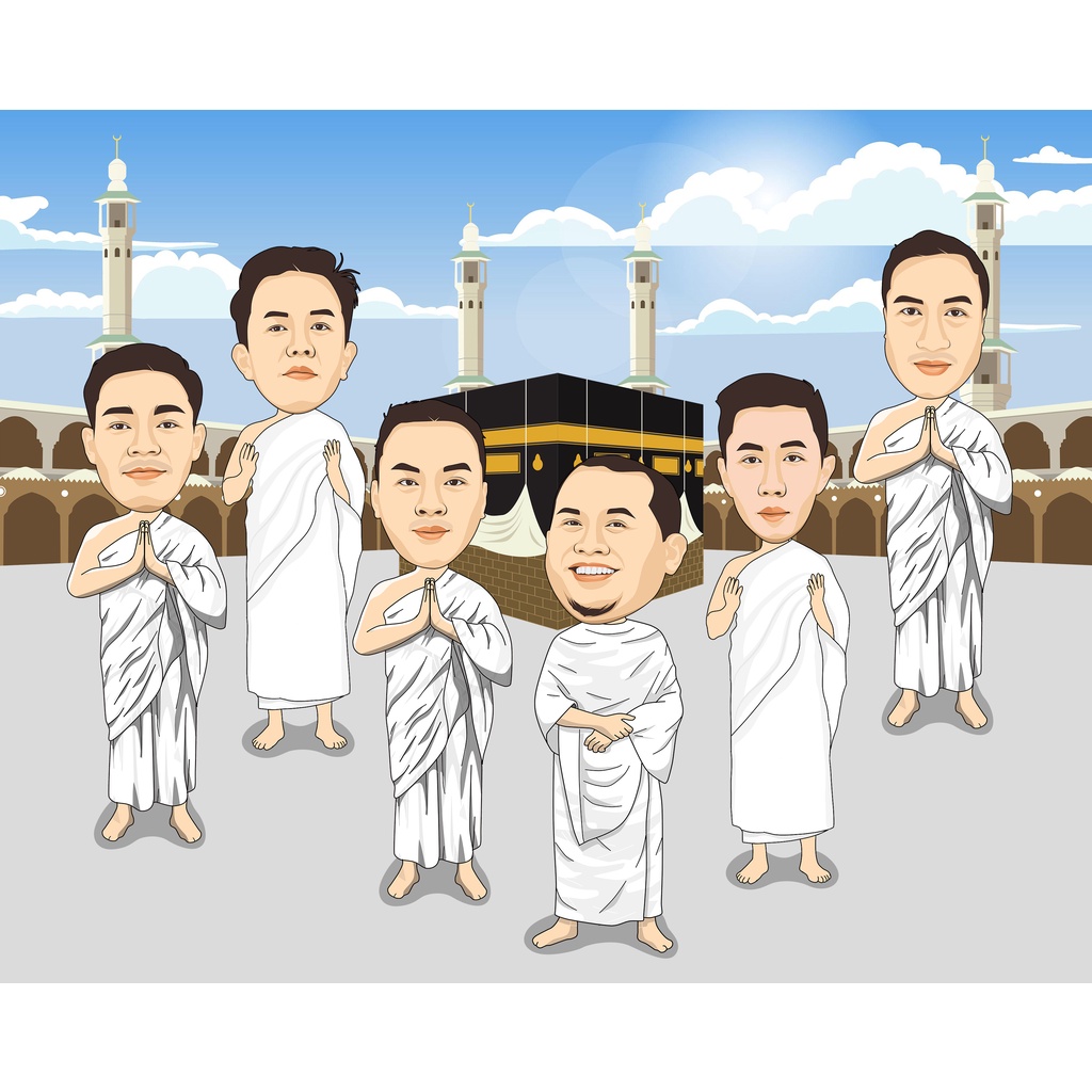 

Karikatur Digital Sketsa Tambahan Wajah / Pengerjaan 2 hari