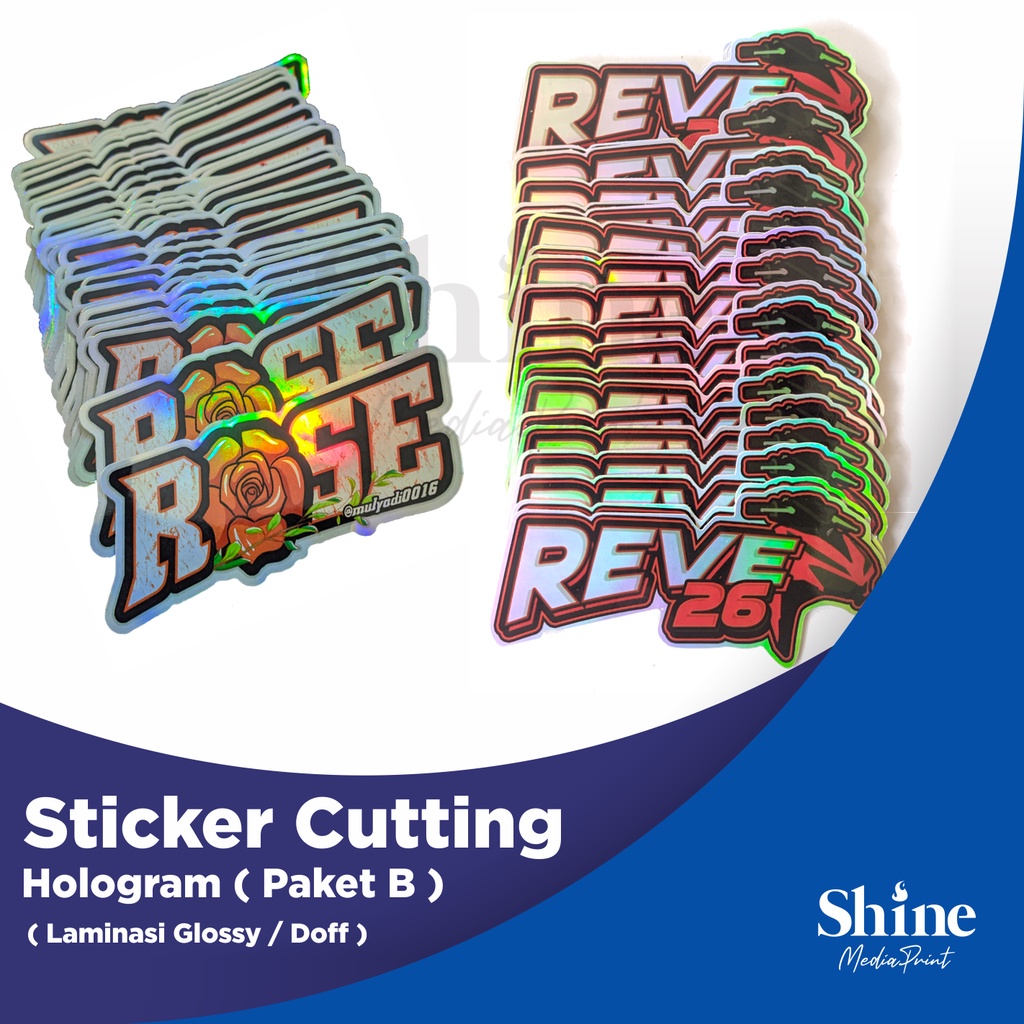 Jual [CUSTOM] STICKER HOLOGRAM PAKET B - STIKER HOLOGRAM - STIKER MOTOR ...