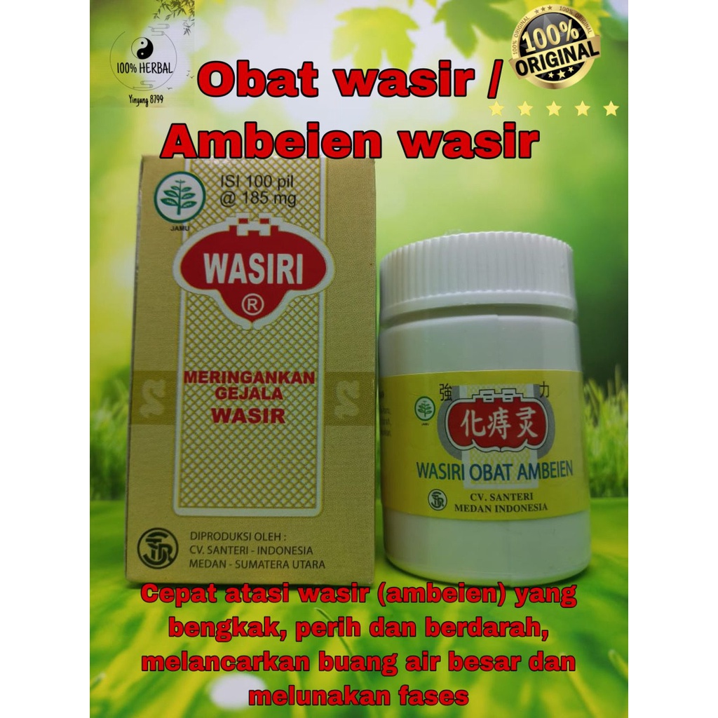 Wasiri - Obat Herbal Meringankan Gejala Wasir