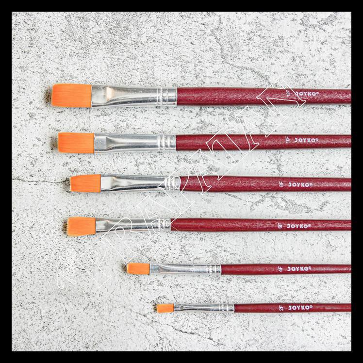 

Terlaris Kuas Joyko Br-4 / Joyko Flat Brush / Kuas Lukis Joyko Set 6