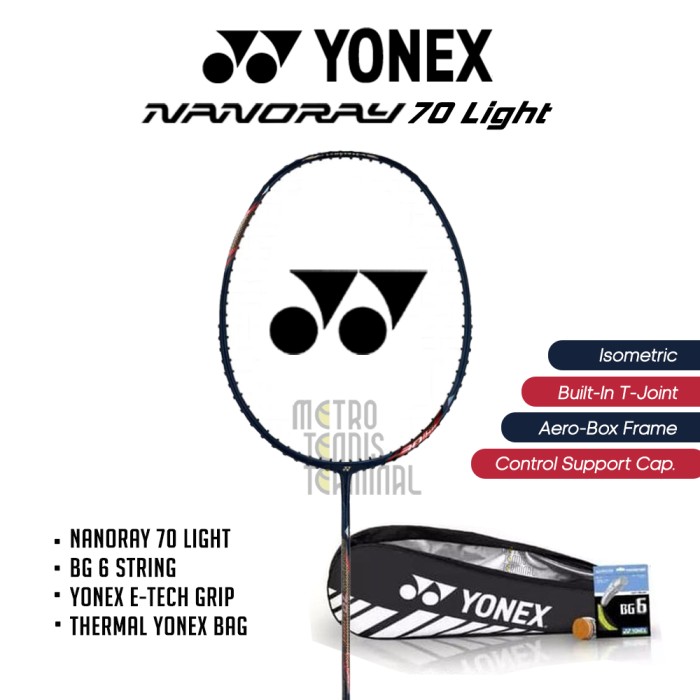 YONEX NANORAY 70 LIGHT ( RAKET BADMINTON )
