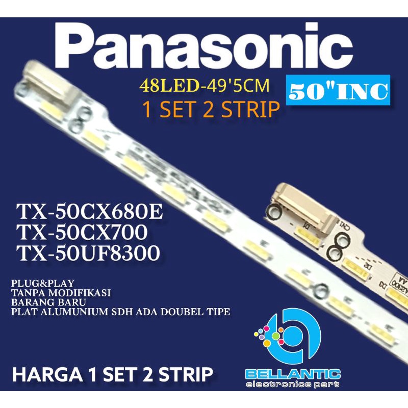 BACKLIGHT TV LED PANASONIC 50"INC