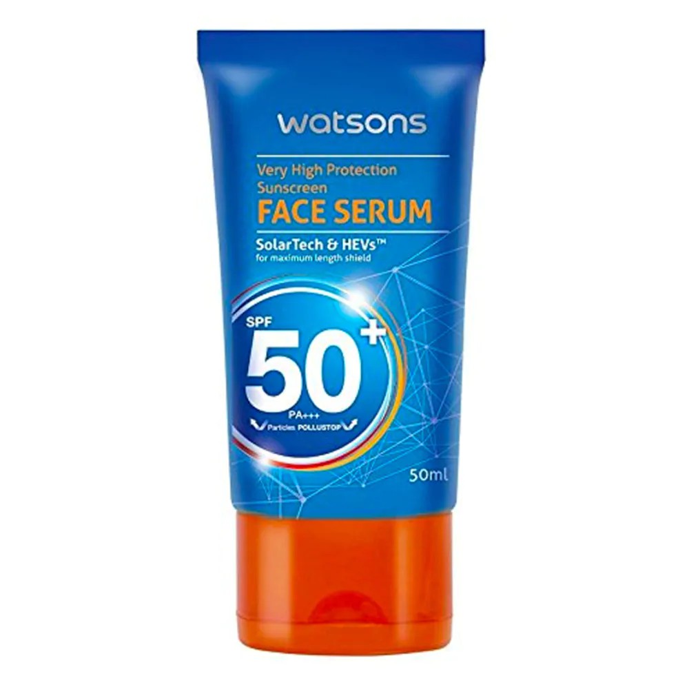 Jual [BIS017] WATSONS Watsons Sunscreen Face Serum Spf50 50Ml | Shopee ...