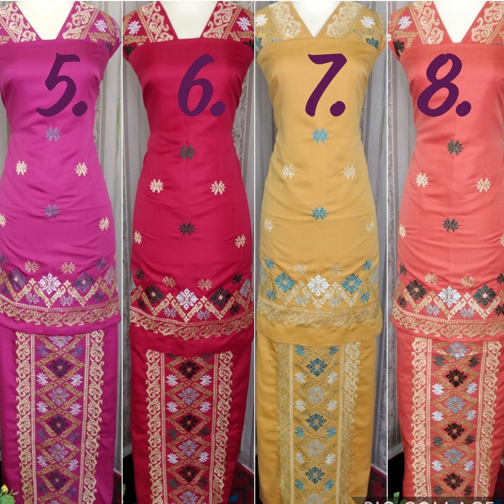 Bahan Baju Kurung Motif Songket