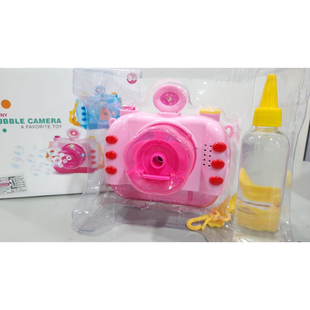 kamera gelembung bubble mainan anak