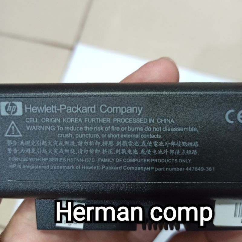 Original Baterai Hp HSTNN-0B77 HSTNN-DB77 HSTNN-PB84 HSTNN-0B77 HSTNN-XB66 HSTNN-I53C HSTNN-I37C