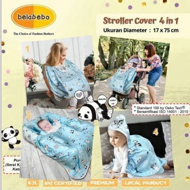 Belabebo Stroller Cover 4 in 1 BB-008-2 / Alas Stroller