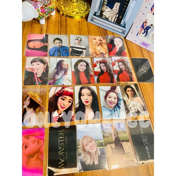 ( baca desk ) photocard irene scrapbook photobook la rouge