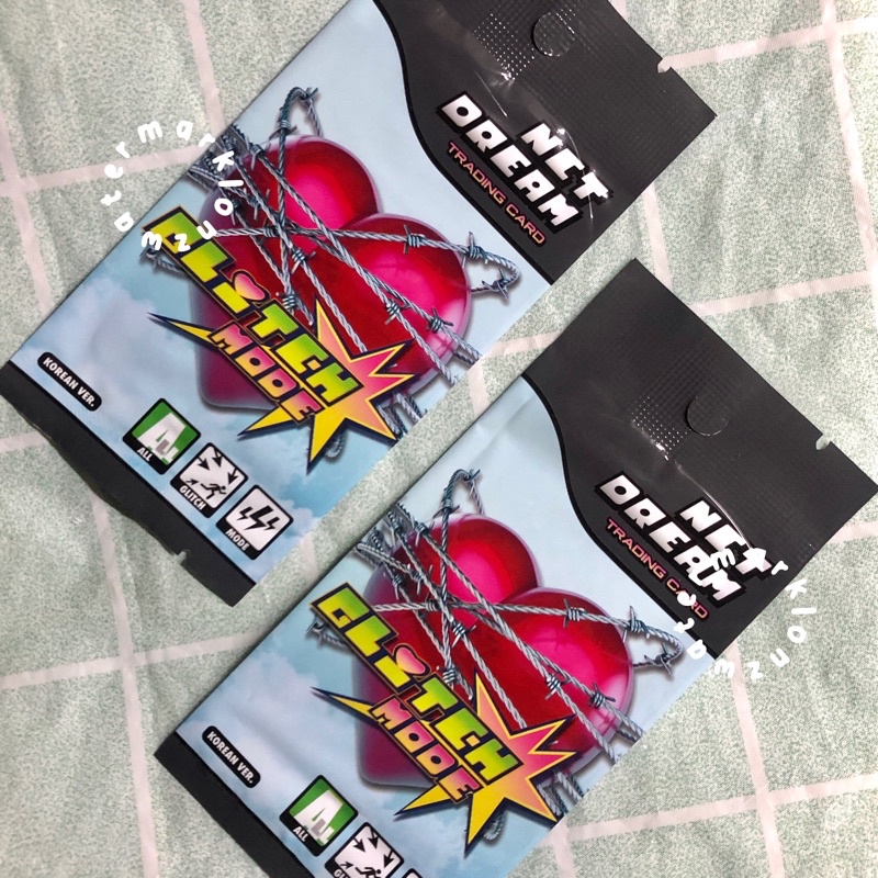 [BOOKED] NCT DREAM GLITCH MODE Trading Card A Version Tc glimo SEALED Glimo