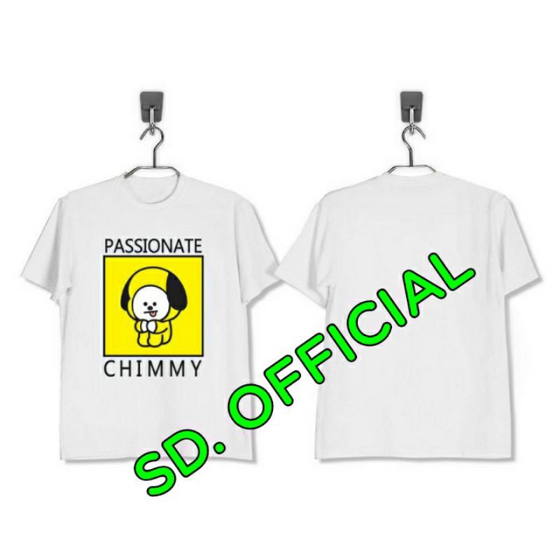 Baju T-shirt BTS BT21 CHIMMY PASSIONATE