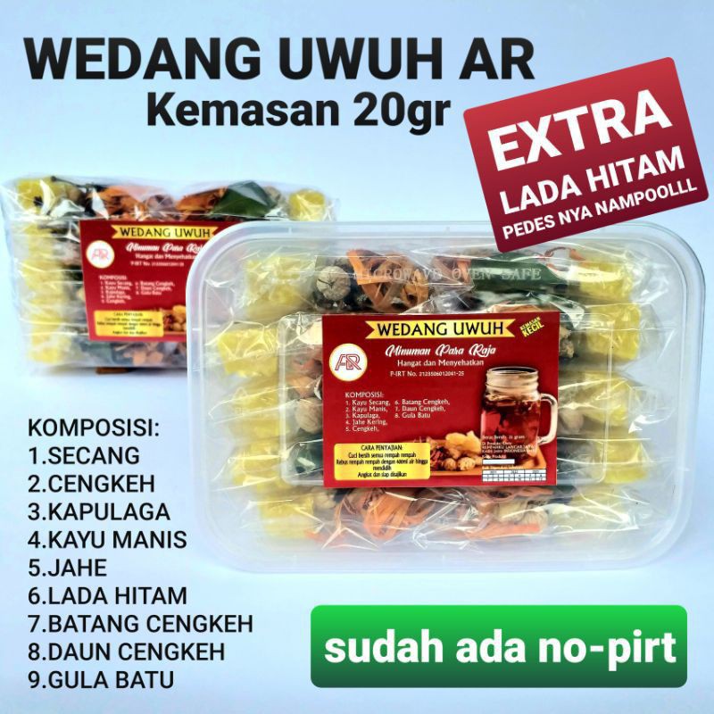 

WEDANG UWUH komplit