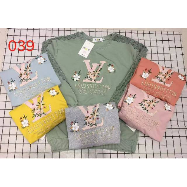 Atasan Kaos tiramisu MF renda