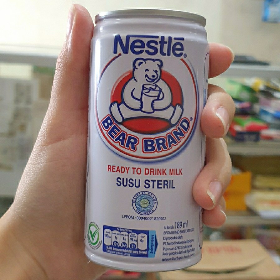 

SUSU STERIL NESTLE BEAR BRAND 189 ML