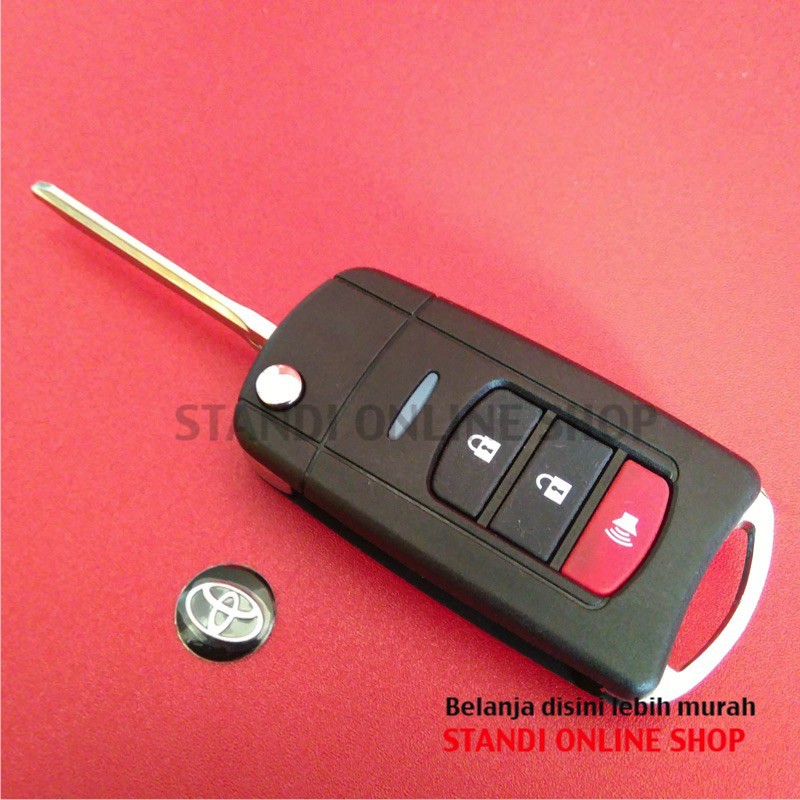 Casing Kunci Lipat Flip Key Rumah Kunci Toyota New Rush Terios