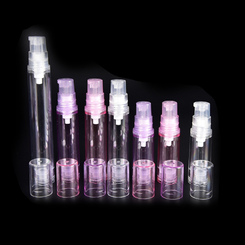 Gongjing1 1pc Botol Pump Kosong 5 / 10 / 15ml Untuk Lotion / Kosmetik / Makeup / Travel