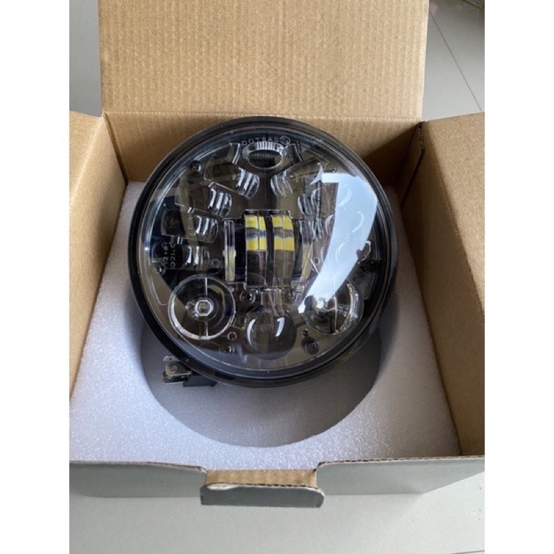 daymaker 16 LED lampu daymaker 16 LED 5.75 inch dus hitam import