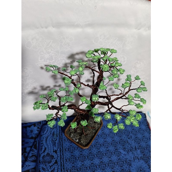 Bonsai Artificial | Pohon Bonsai Kawat | Hiasan Dinding/Meja Estetik