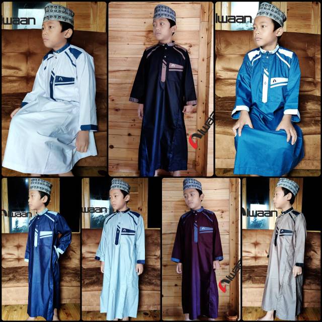 Jubah anak ALWAAN premium katun import