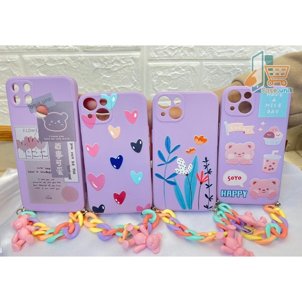 GL003 SOFTCASE SLING RANTAI REDMI NOTE 6 10 10PRO 11 11PRO POCOM4 CS4327