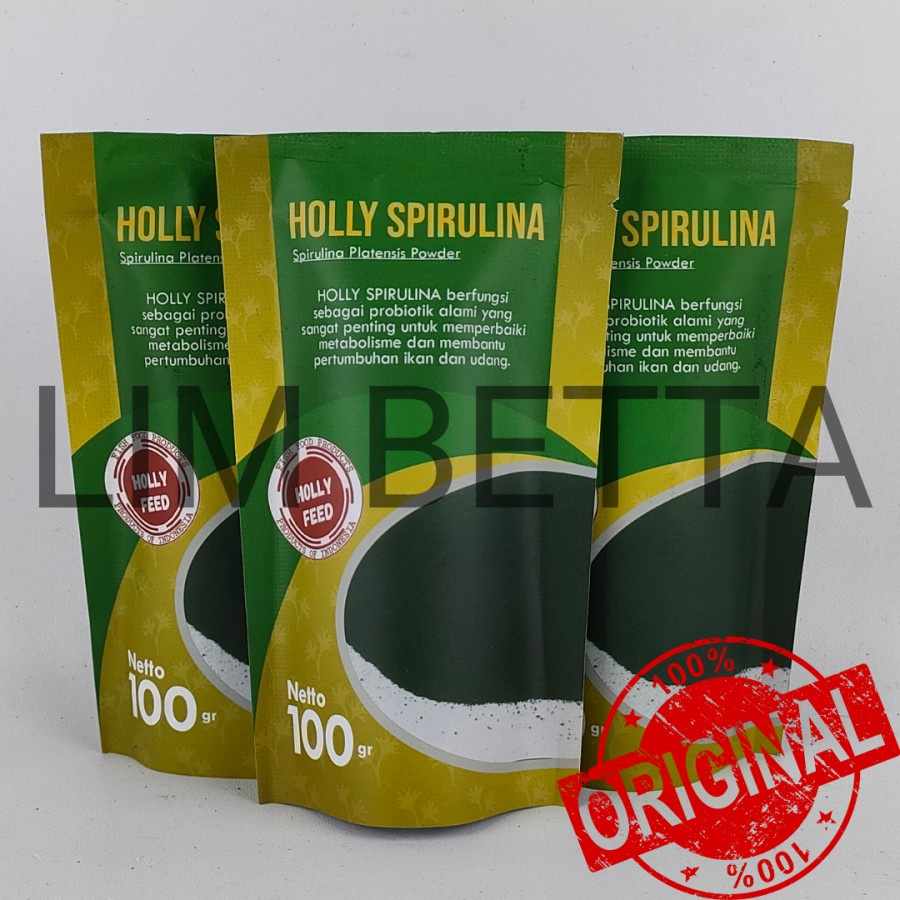 HOLLY SPIRULINA 100 GRAM / SPIRULINA PLATENSIS / SPIRULINA POWDER