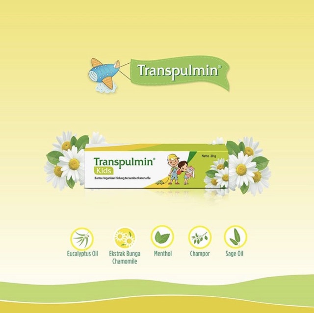 TRANSPULMIN Balsam Baby &amp; Kids 10gr 20gr / Balsem Salep Bayi dan Anak meringankan batuk pilek bapil