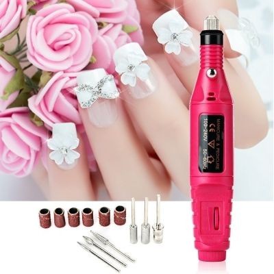 Nail Art Drill Manicure Machine / Alat Perawatan Kuku Kutek Elektrik Bor Mini Mesin Kikir Amplas Kuku Listrik
