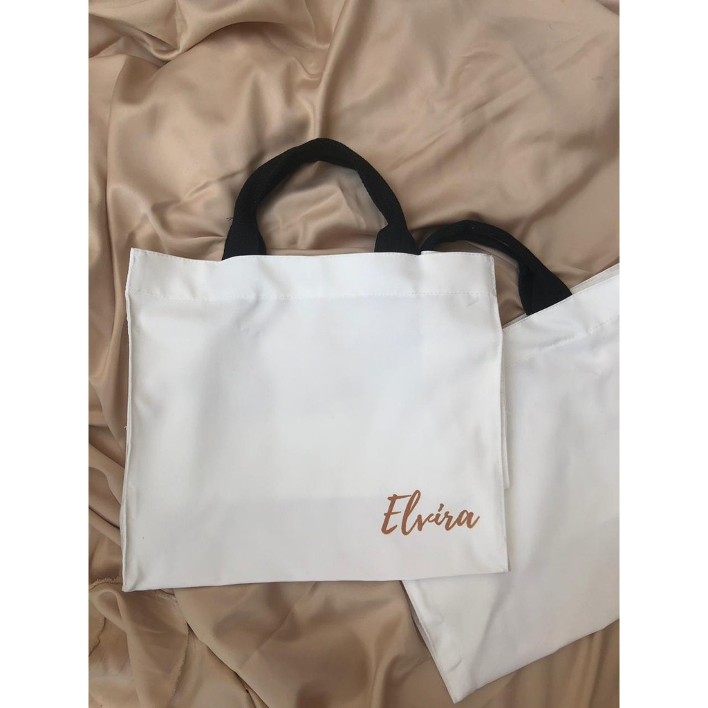 TOTEBAG MINI DIMENSI KANVAS / MARHEN J (BISA CUSTOM DESAIN) - MINIMAL ORDER 10 pcs